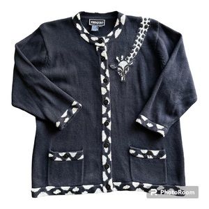 Terrazzo Giraffe Cardigan